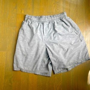Grey Lululemon linerless 7inch shorts. Great condition